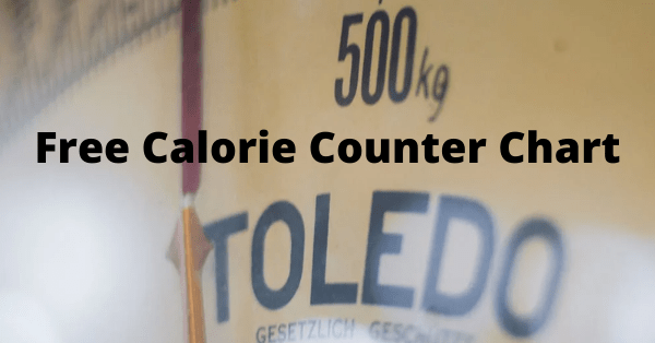 free calorie counter chart is a great tool to use when you are on a weight loss journey. It is the best way to keep track of your food intake and calories burnt. It also helps in planning your diet and preparing meals.